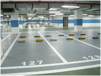 天利名城地下车库地坪