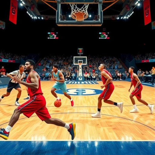 篮球赛场展风采 凝心聚力共奋进