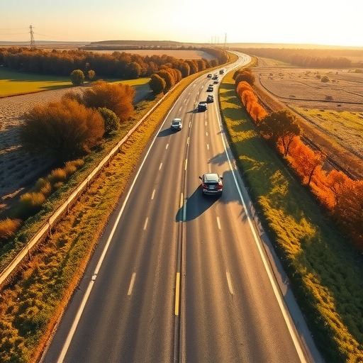 路成时，风满襟