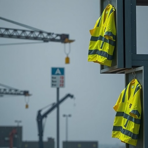 雨中那抹“荧光黄”