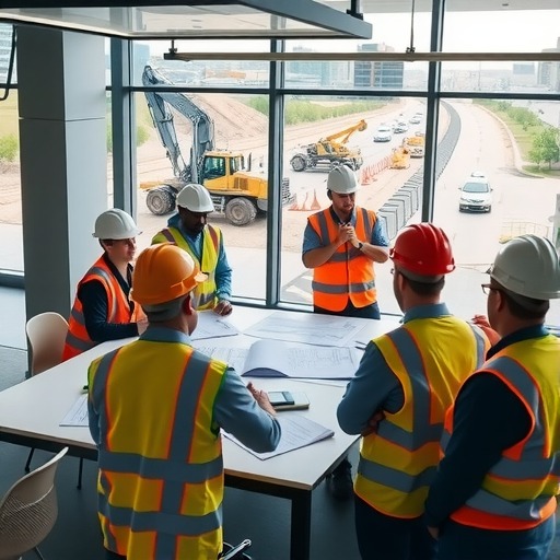 中交一公局海威公司桐庐310省道项目开展“安全知识我来讲·青力青为护平安” 志愿服务活动(图1)