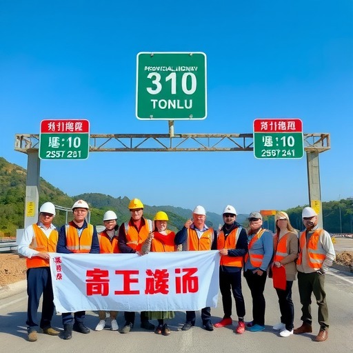 中交一公局海威公司桐庐310省道项目开展“学雷锋”主题团日活动(图1)