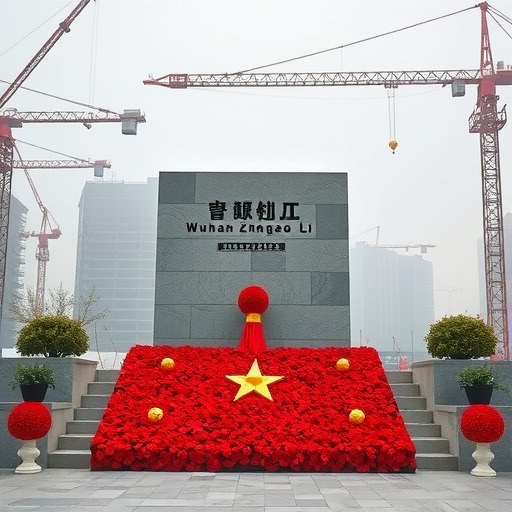 中铁四局武汉综保里项目党支部开展“庚续红色血脉 凝聚奋进动能”清明祭英烈主题党日活动