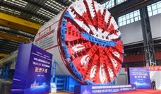 14.33米！中国电建最大直径泥水平衡盾构机“坪山东二号”在长沙正式下线