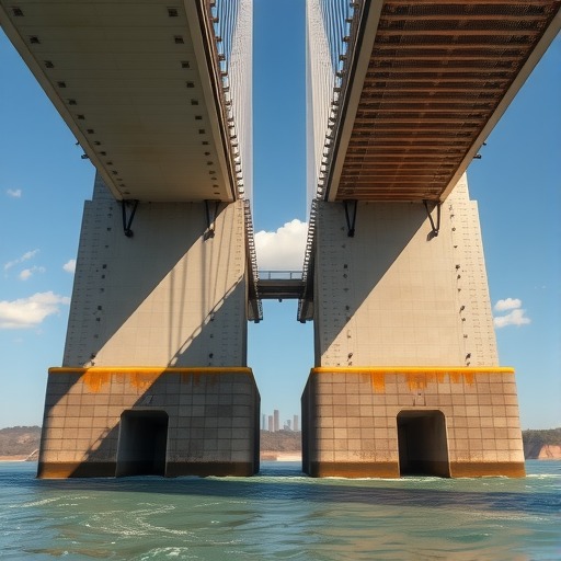 “定海神针”用上新质生产力！超级工程狮子洋大桥东西锚碇全部封底(图1)