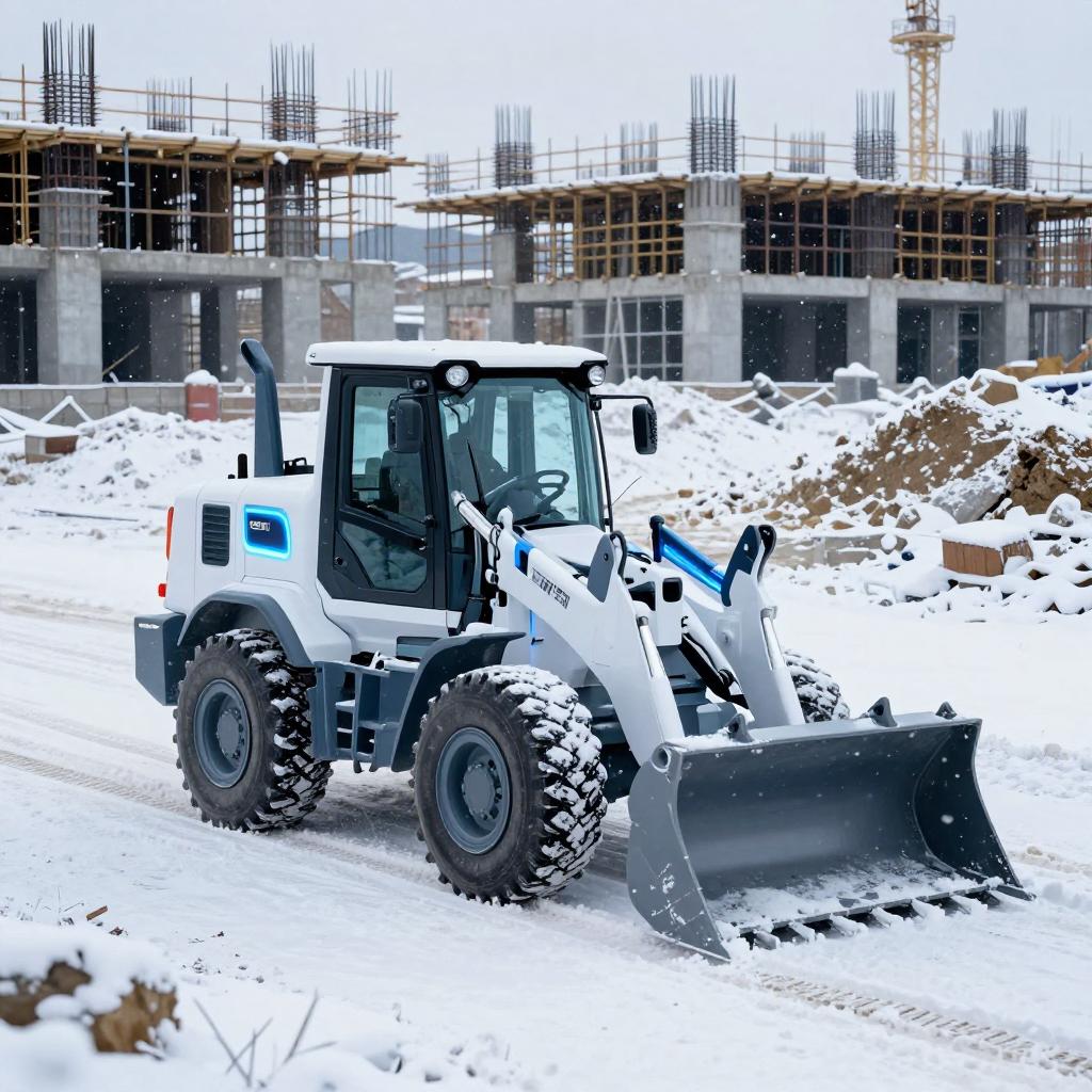 山东临工新能源装载机“电”靓祖国北疆(图3)