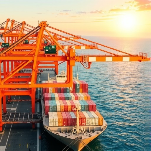 山东港口高效助力“新三样”、高端装备加速出海(图1)