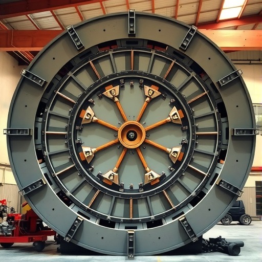 10余万个零部件组成!大直径盾构机“定海号”顺利下线(图1) 10余万个零部件组成!大直径盾构机“定海号”顺利下线(图1)