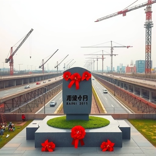 中交一公局海威公司齐临高速项目党支部开展“清明祭英烈 初心永传承”主题党日活动