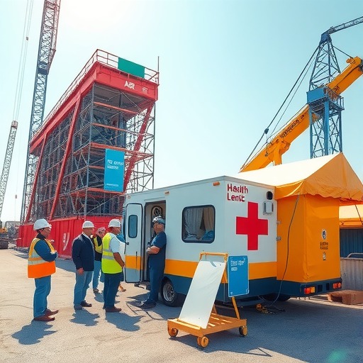 漫临1标组织员工开展体检活动