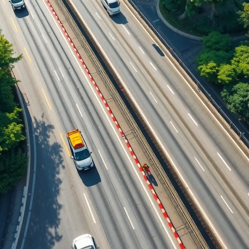 莞深高速改扩建十一标北行主线首段交通导改顺利完成