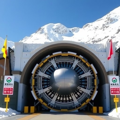 “拉萨旁多引水号”成功下线！国内首个应用于海拔4000米以上双护盾TBM掘进机(图1)