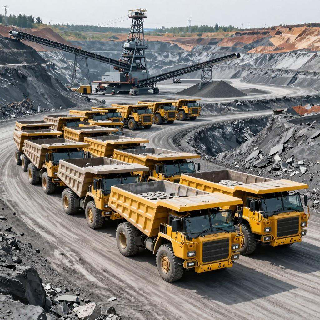 百台徐工110吨矿卡批量交付华北某特大型矿区(图2)