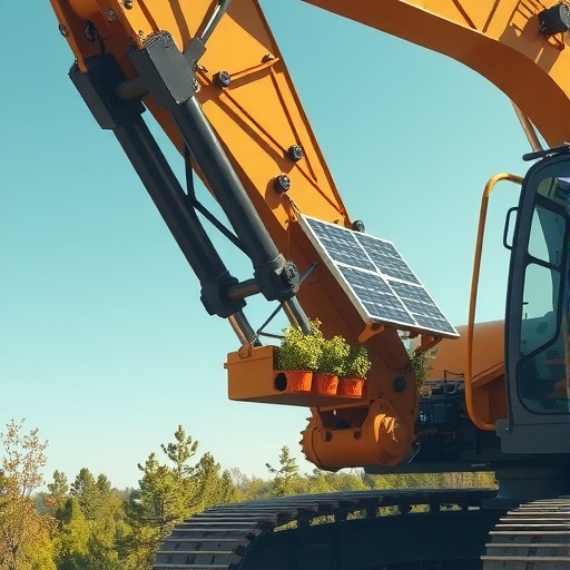 减少挖掘机用液压油缸产品碳足迹，为环保贡献一份力(图1)