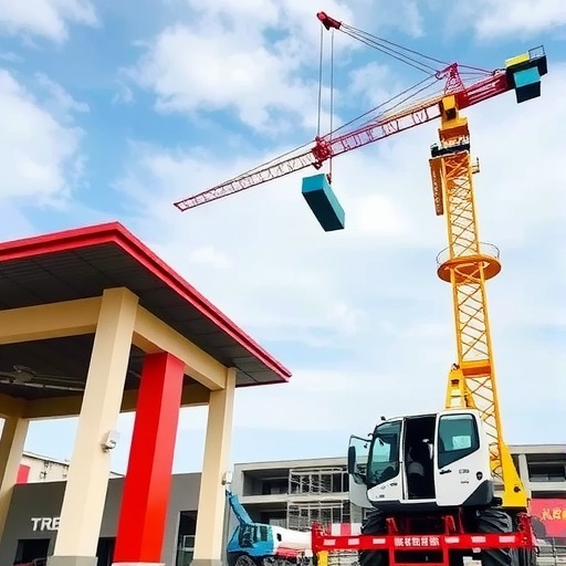 太重首台甲醇汽车起重机投入使用(图1) 太重首台甲醇汽车起重机投入使用(图1)
