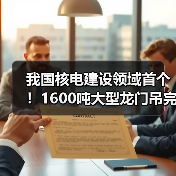 我国核电建设领域首个!1600吨大型龙门吊完成吊装作业(图1) 我国核电建设领域首个!1600吨大型龙门吊完成吊装作业(图1)
