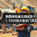 我国核电建设领域首个!1600吨大型龙门吊完成吊装作业(图4) 我国核电建设领域首个!1600吨大型龙门吊完成吊装作业(图4)