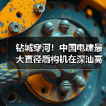 钻城穿河！中国电建最大直径盾构机在深汕高铁始发（图1）