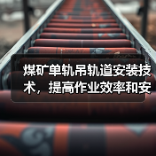 煤矿单轨吊轨道安装技术，提高作业效率和安全性（图1）