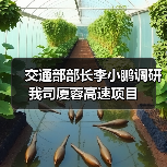 交通部部长李小鹏调研我司厦蓉高速项目（图3）
