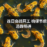 连日奋战开工 确保节后道路畅通(图2) 连日奋战开工 确保节后道路畅通(图2)