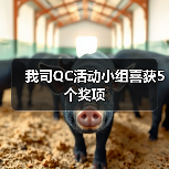 我司QC活动小组喜获5个奖项（图1）