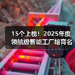 15个上榜!2025年度领航级智能工厂培育名单公布(图3) 15个上榜!2025年度领航级智能工厂培育名单公布(图3)