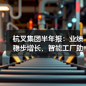 杭叉集团半年报:业绩稳步增长,智能工厂助力产能扩张(图4) 杭叉集团半年报:业绩稳步增长,智能工厂助力产能扩张(图4)
