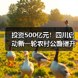 投资500亿元！四川启动新一轮农村公路提升行动