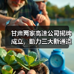 甘肃两家高速公司揭牌成立，助力三大新通道建设提速
