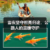 雪夜坚守照亮归途，公路人的温暖守护（图4）