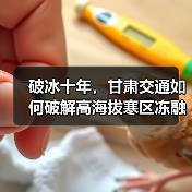 破冰十年，甘肃交通如何破解高海拔寒区冻融难题？（图2）