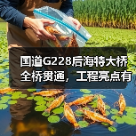 国道G228后海特大桥全桥贯通，工程亮点有哪些？（图1）