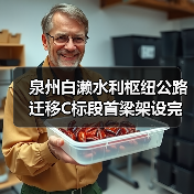 泉州白濑水利枢纽公路迁移C标段首梁架设完成，项目进展顺利（图4）
