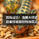 首筑成功！流美大桥项目首根桩基顺利浇筑完成（图2）