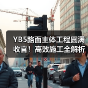 YB5路面主体工程圆满收官!高效施工全解析(图2) YB5路面主体工程圆满收官!高效施工全解析(图2)