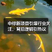 中标新项目引爆行业关注，背后逻辑引热议（图1）