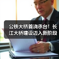 公铁大桥首浇承台!长江大桥建设迈入新阶段(图1) 公铁大桥首浇承台!长江大桥建设迈入新阶段(图1)