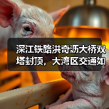 深江铁路洪奇沥大桥双塔封顶,大湾区交通如何高效升级?(图1) 深江铁路洪奇沥大桥双塔封顶,大湾区交通如何高效升级?(图1)