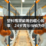 塑料瓶里藏着的暖心故事：24岁青年悄悄为听障老人攒瓶送物