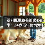 塑料瓶里藏着的暖心故事:24岁青年悄悄为听障老人攒瓶送物(图3) 塑料瓶里藏着的暖心故事:24岁青年悄悄为听障老人攒瓶送物(图3)