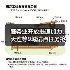 服务业开放提速加力，大连等9城试点任务抢先看