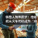 铁路人跨界圆梦！他如何从火车司机成为“湘超”冠军队员？（图1）