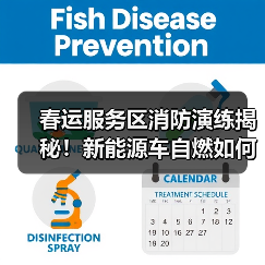 春运服务区消防演练揭秘!新能源车自燃如何应对?(图1) 春运服务区消防演练揭秘!新能源车自燃如何应对?(图1)