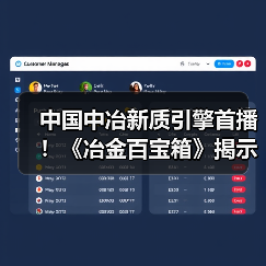 中国中冶新质引擎首播!《冶金百宝箱》揭示工业硬核科技密码(图4) 中国中冶新质引擎首播!《冶金百宝箱》揭示工业硬核科技密码(图4)