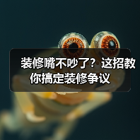 装修嘴不吵了?这招教你搞定装修争议(图2) 装修嘴不吵了?这招教你搞定装修争议(图2)