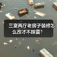 三室两厅老房子装修怎么改才不踩雷?(图4) 三室两厅老房子装修怎么改才不踩雷?(图4)