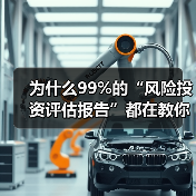 为什么99%的“风险投资评估报告”都在教你如何优雅地亏钱？