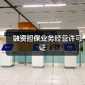 融资担保业务经营许可证