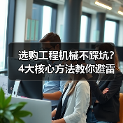 选购工程机械不踩坑?4大核心方法教你避雷!2026(图2) 选购工程机械不踩坑?4大核心方法教你避雷!2026(图2)